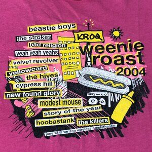 Concert T Shirt KROQ Weenie Roast 2004 Beastie Boys Strokes Bad Religion Killers